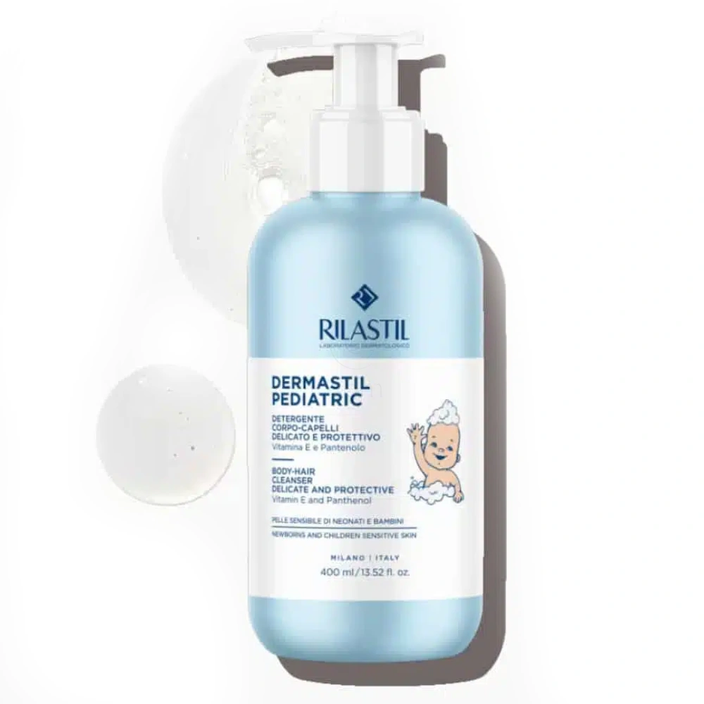 Rilastil Dermastil Pediatric, šampon za lase in telo (400 ml)